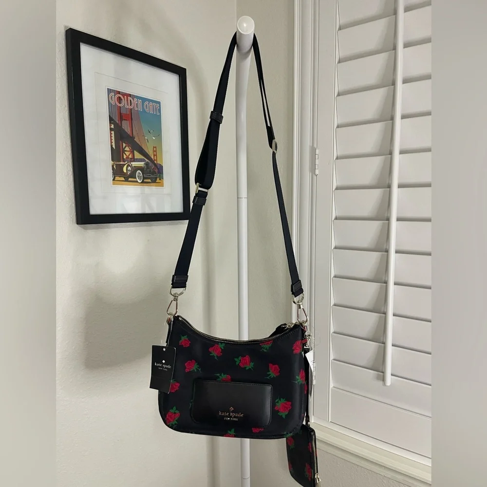 Kate Spade Black Floral Women's Bag